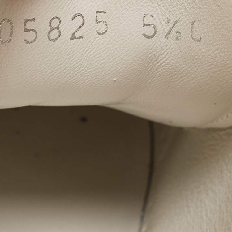 Pre Owned Salvatore Ferragamo White Leather Cube 8 Logo Sneakers Size 36