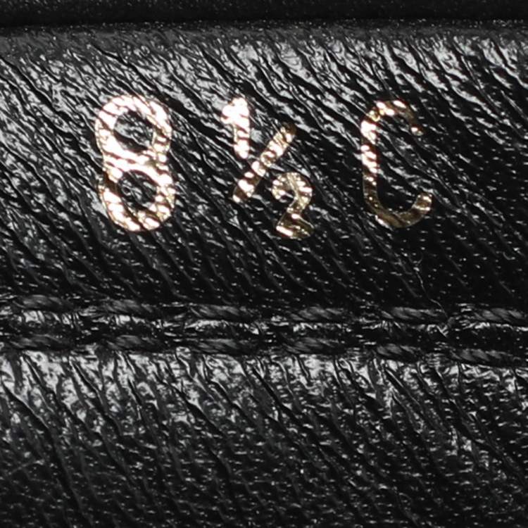 Pre Owned Salvatore Ferragamo Black Leather Buckle Loafers Size 39
