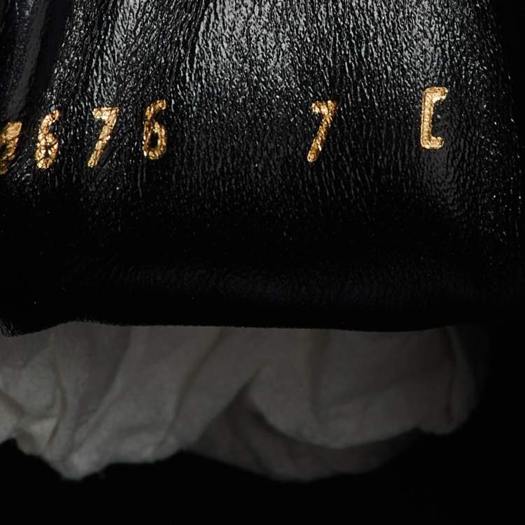 Pre Owned Salvatore Ferragamo Black Velvet Gancio Logo Sneakers Size 37.5