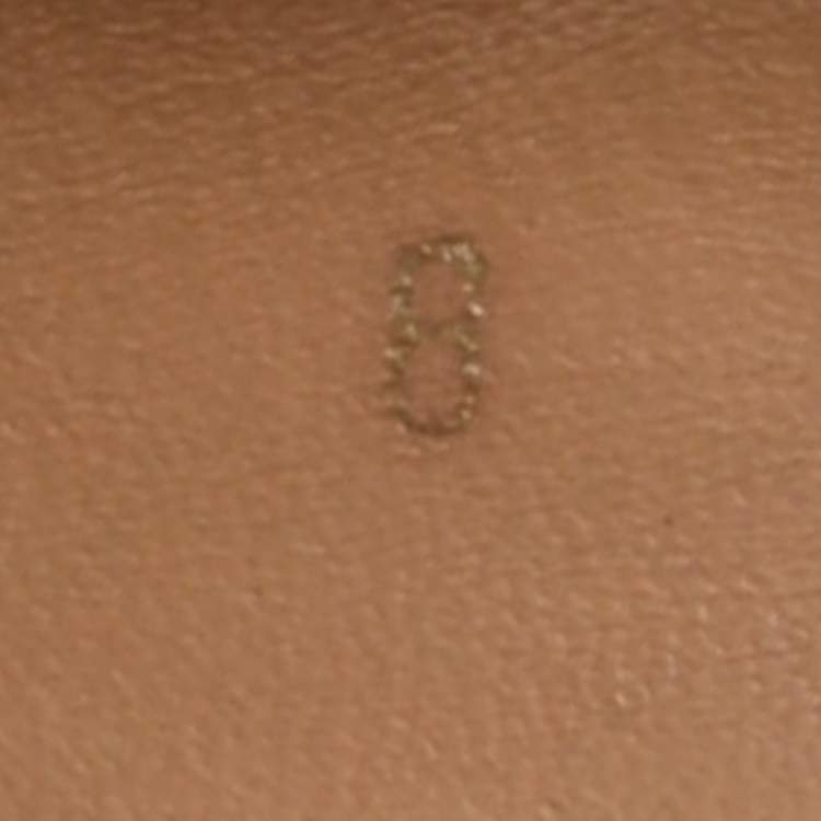 Pre Owned Salvatore Ferragamo Trilly Size 38.5 Black Patent Leather Platform Pumps