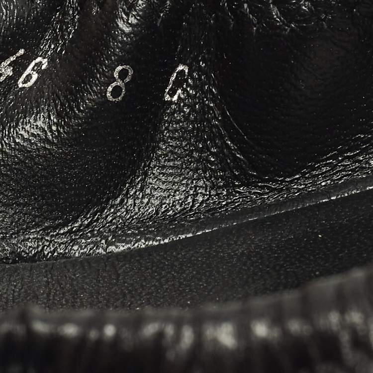 مملوكة مسبقًا Salvatore Ferragamo Vara Bow Size 38.5 Black Leather Ballet Flats