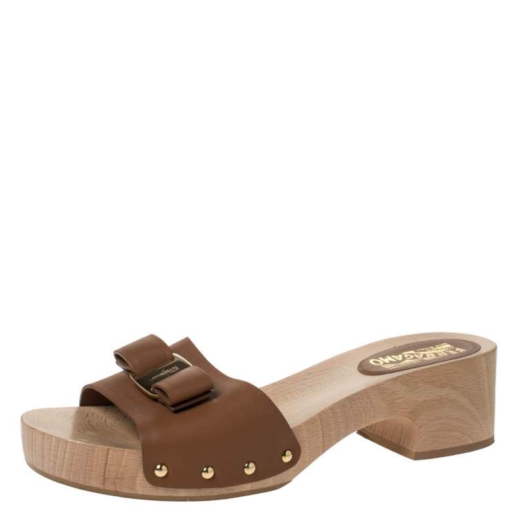 Salvatore hot sale ferragamo clogs