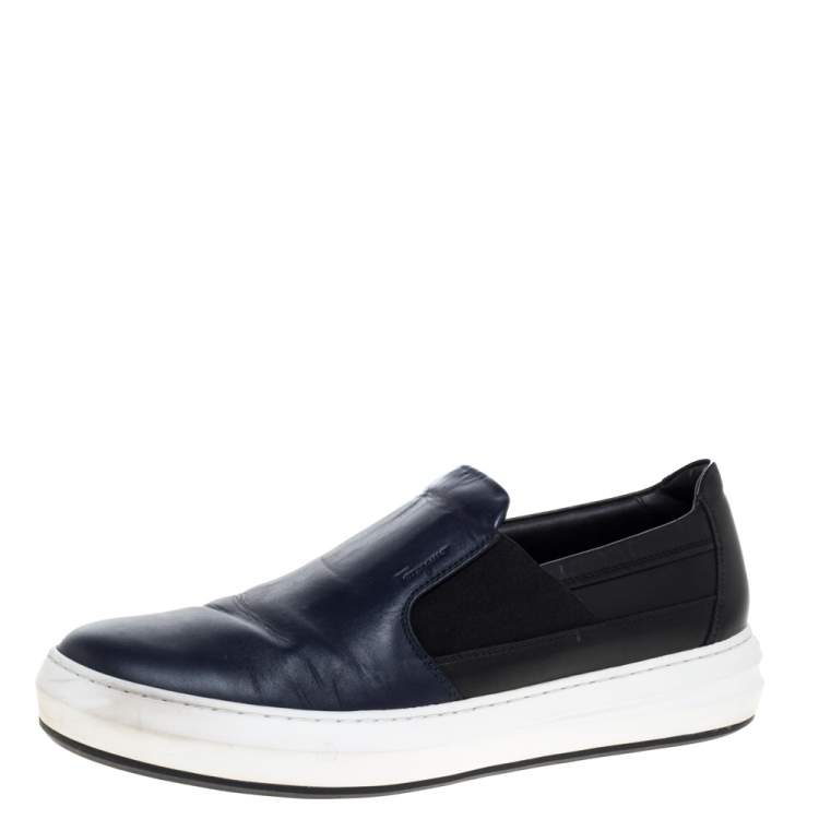 salvatore ferragamo slip on sneakers