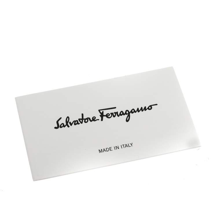Pre Owned Salvatore Ferragamo Black Patent Leather Varina  Flats Size 39
