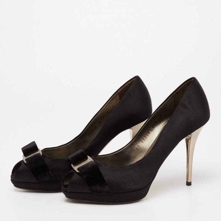 Ferragamo peep toe store heels