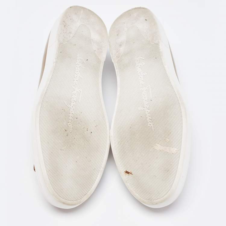 Pre Owned Salvatore Ferragamo Brown Leather Pelagie Ballet Flats Size 36