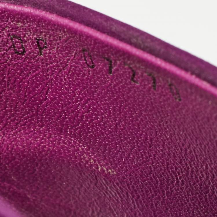 Pre Owned Salvatore Ferragamo Purple Satin Gorizias Sandals Size 40