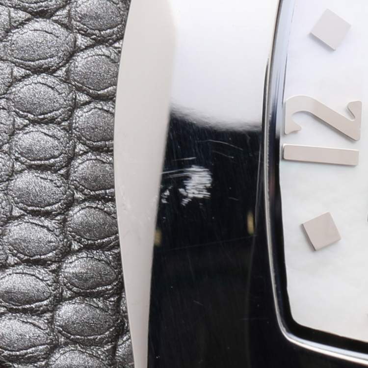 Pre Owned Salvatore Ferragamo Vara Mother of Pearl Stainless Steel Women's Wristwatch 30 mm