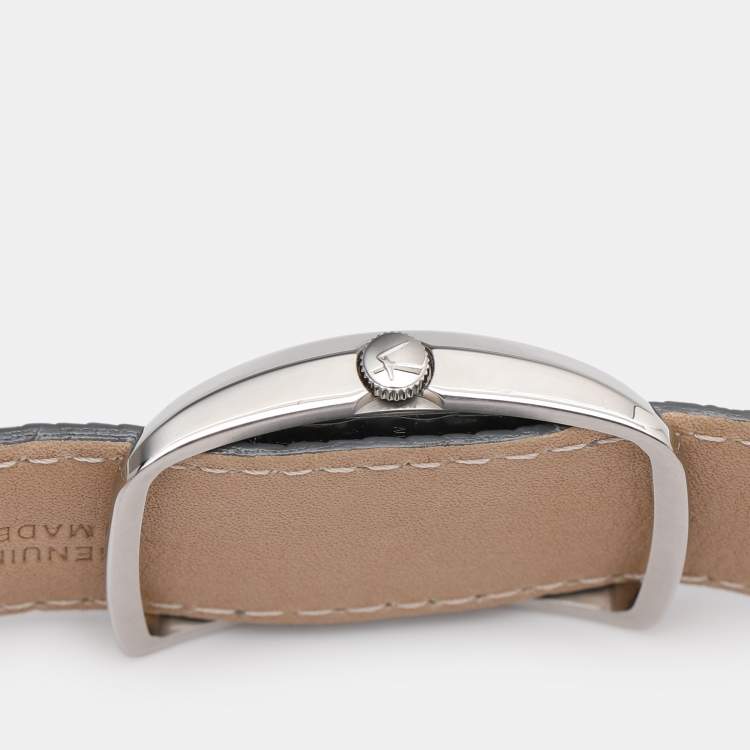 Pre Owned Salvatore Ferragamo Vara Mother of Pearl Stainless Steel Women's Wristwatch 30 mm