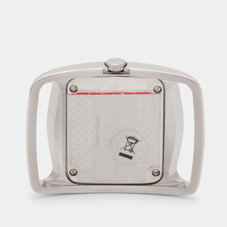 Pre Owned Salvatore Ferragamo Vara Mother of Pearl Stainless Steel Women's Wristwatch 30 mm