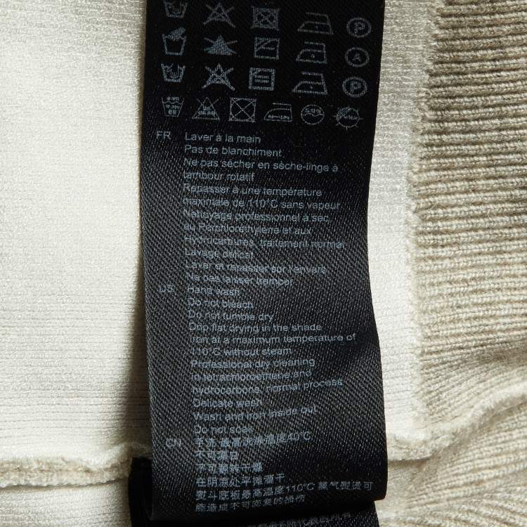 Pre Owned Sandro Grey Embroidered Jersey Top and Trackpants Set L