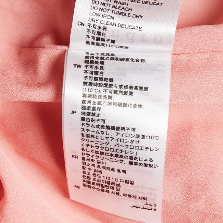 Pre Owned Sandro Pink Gavin Lace Puff Sleeve Mini Dress M