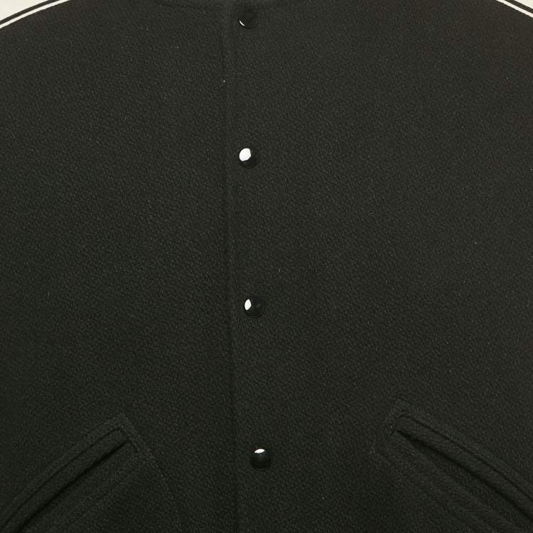 Pre Owned Sandro Black Wool Teddy Blouson XL