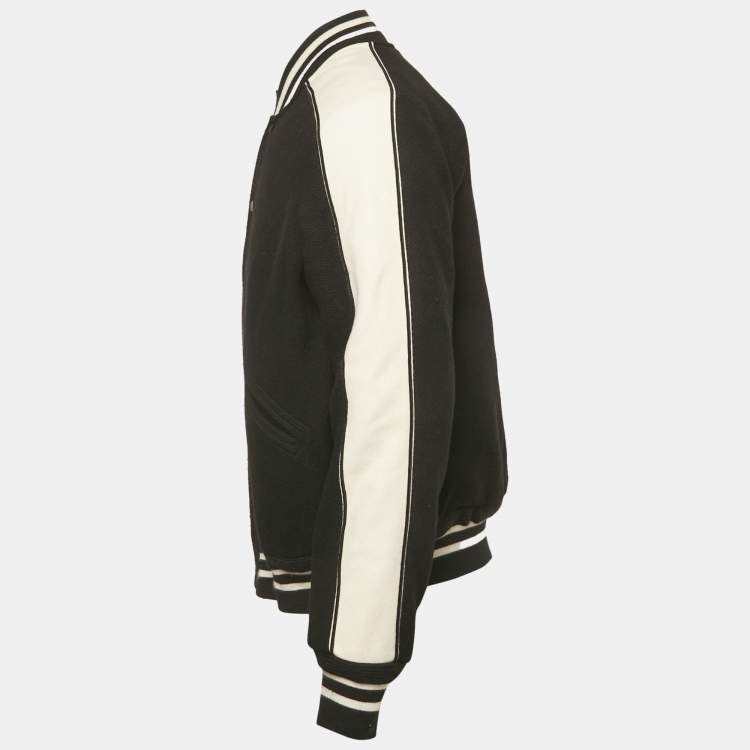 Pre Owned Sandro Black Wool Teddy Blouson XL