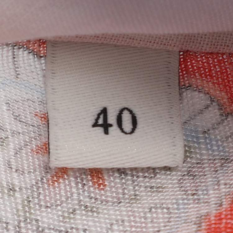 Pre Owned Sandro Multicolor Printed Viscose Mini Dress L