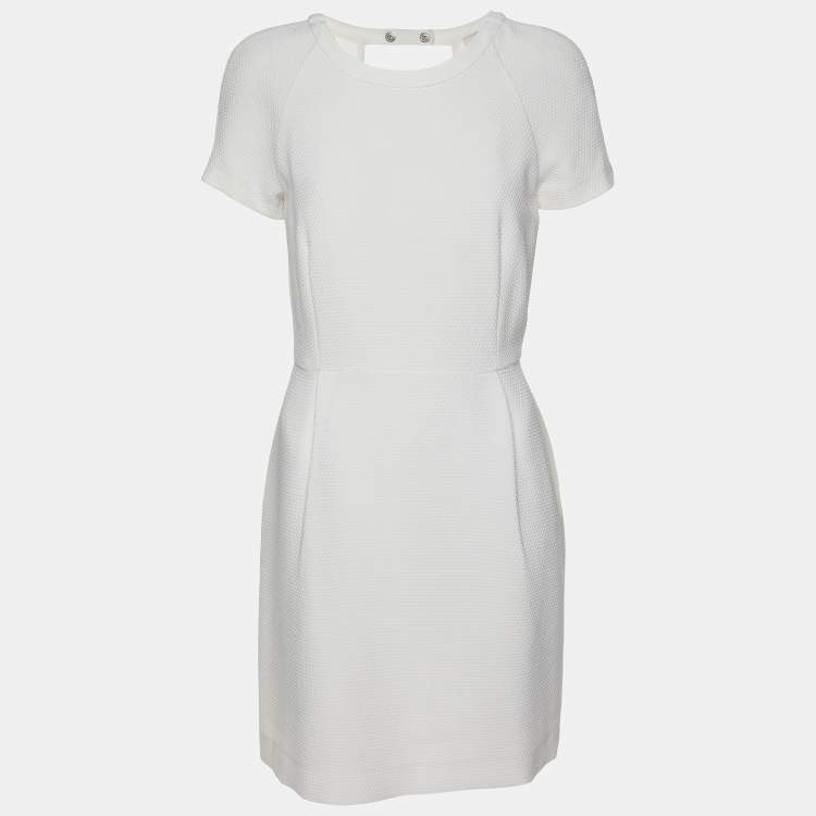 Pre Owned Sandro White Mini Dress S