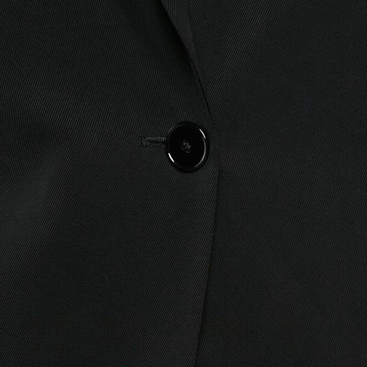 Pre Owned Sandro Black Gabardine Single Breasted Blazer M
