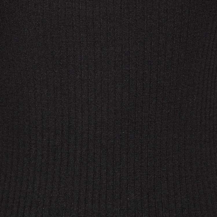 Pre Owned Sandro Black Wool Knit Long Sleeve Jumper M