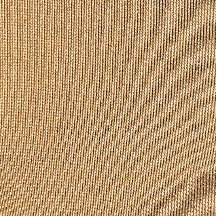 Pre Owned Sandro Beige/Orange Ombre Stretch Knit Fringed Midi Skirt S