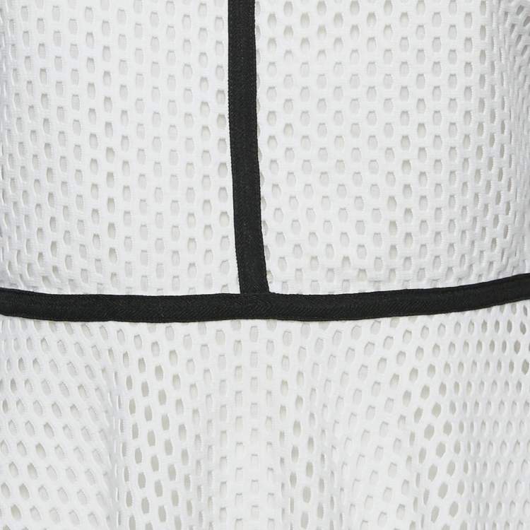 Pre Owned Sandro White Lace Mini Dress S