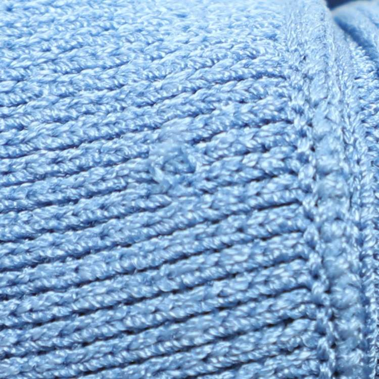 Pre Owned Sandro Blue Knit Embellished Dress S