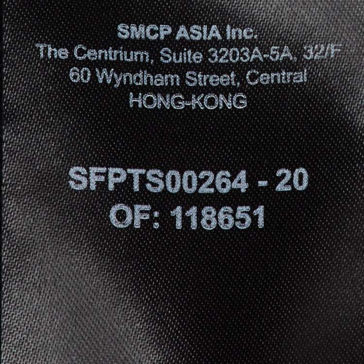 Pre Owned Sandro Black Linen Knit long Seeve T-Shirt M