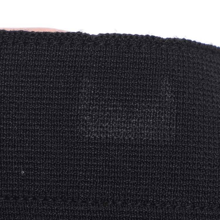 Pre Owned Sandro Black Rib Knit Embellished Oria Mini Skirt S