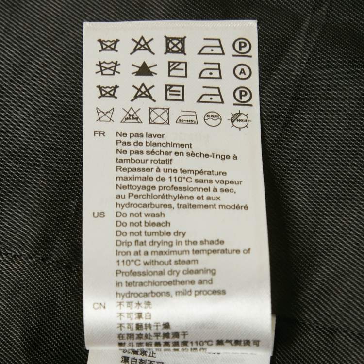 Pre Owned Sandro Black Wool Blend Double Breasted Snap Hook Blazer S