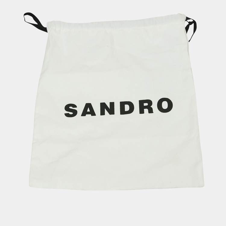 Pre Owned Sandro Multicolor Floral Striped Silk Kaftan Dress S