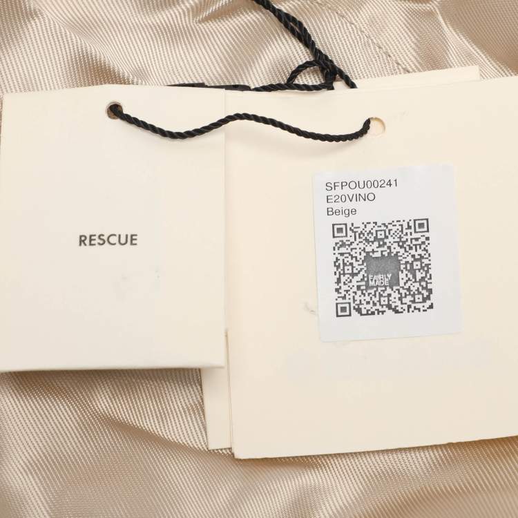 Pre Owned Sandro Beige Gabardine Pleated Trench Coat M