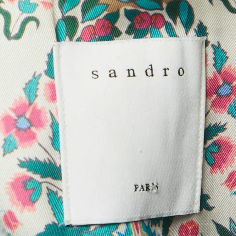 Pre Owned Sandro Blue Denim Jacket S