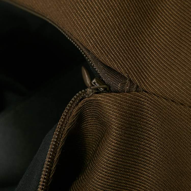 Pre Owned Sandro Brown Wool Blend Cargo Mini Skirt S