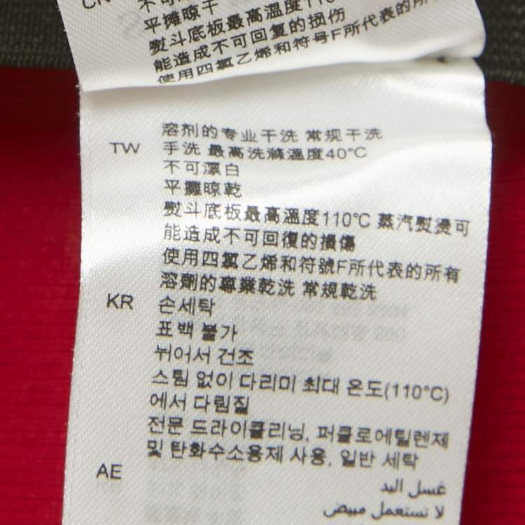 Pre Owned Sandro Red Stretch Knit Ruffled Mini Skirt S