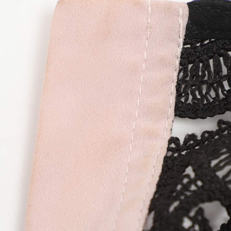 Pre Owned Sandro Black Sheer Tops S