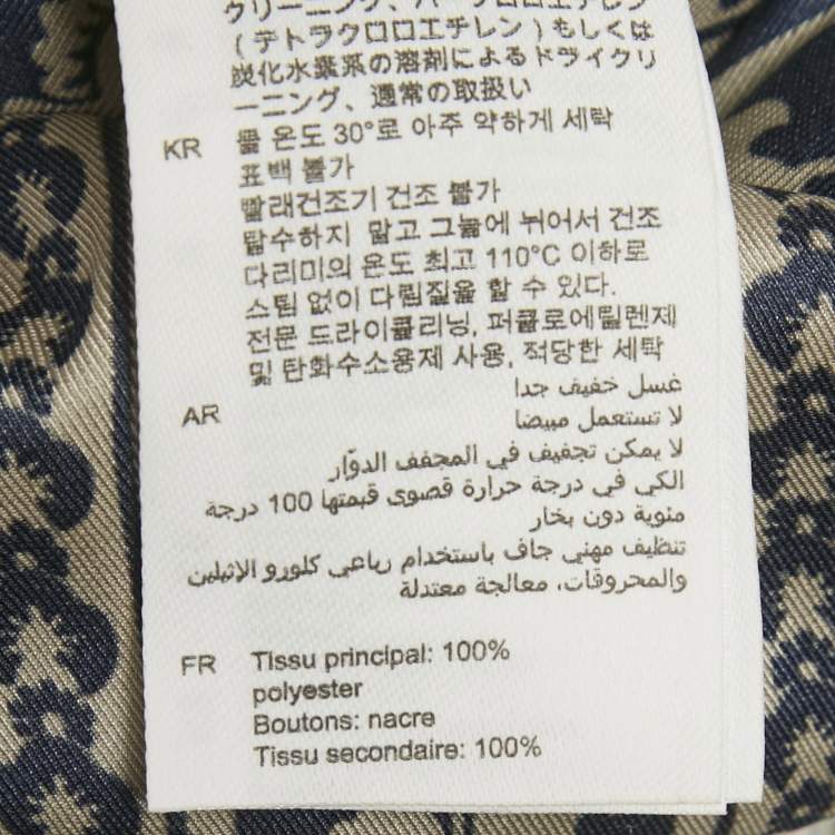 Pre Owned Sandro Navy Blue Floral Print Satin Valentina Ruffled Midi Dress XS