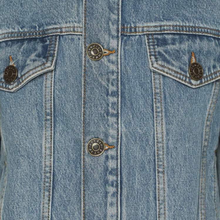 Pre Owned Sandro Blue Denim Jacket S