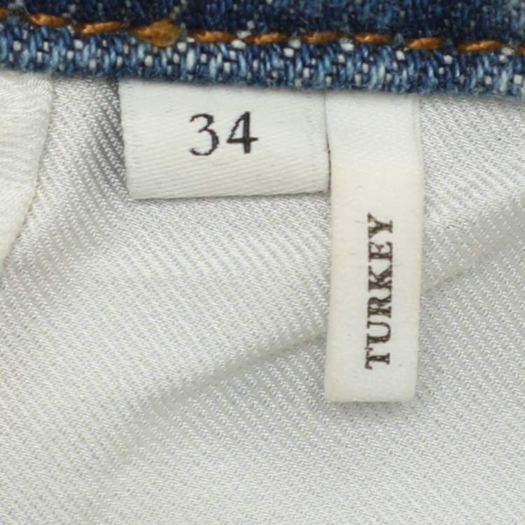 Pre Owned Sandro Blue Denim Jacket S