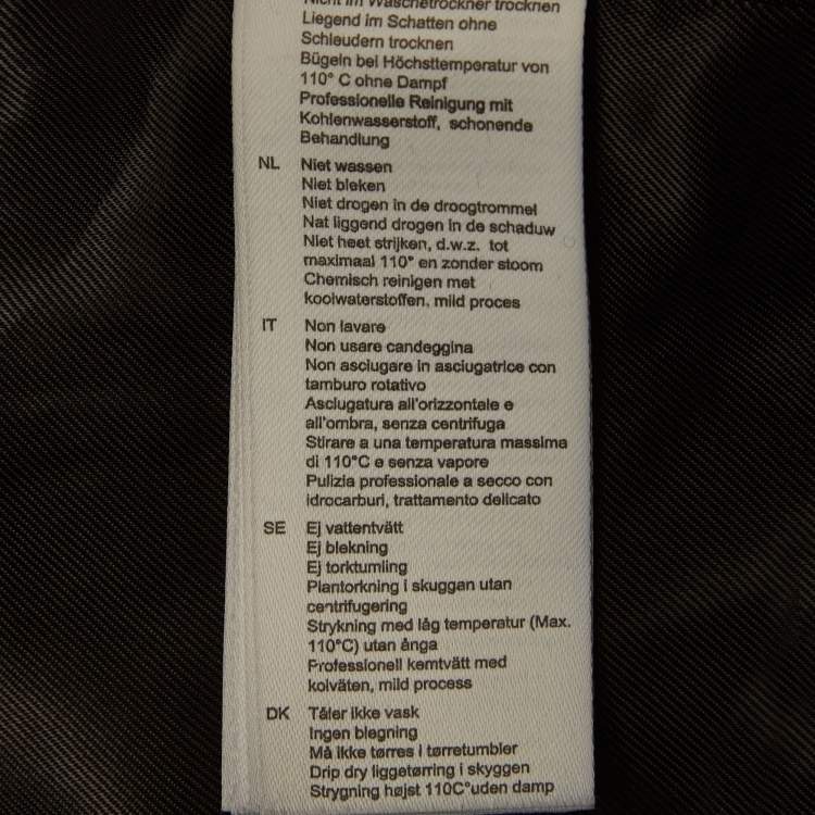 مملوكة مسبقًا Sandro Black Gabardine Double-Breasted Blazer M