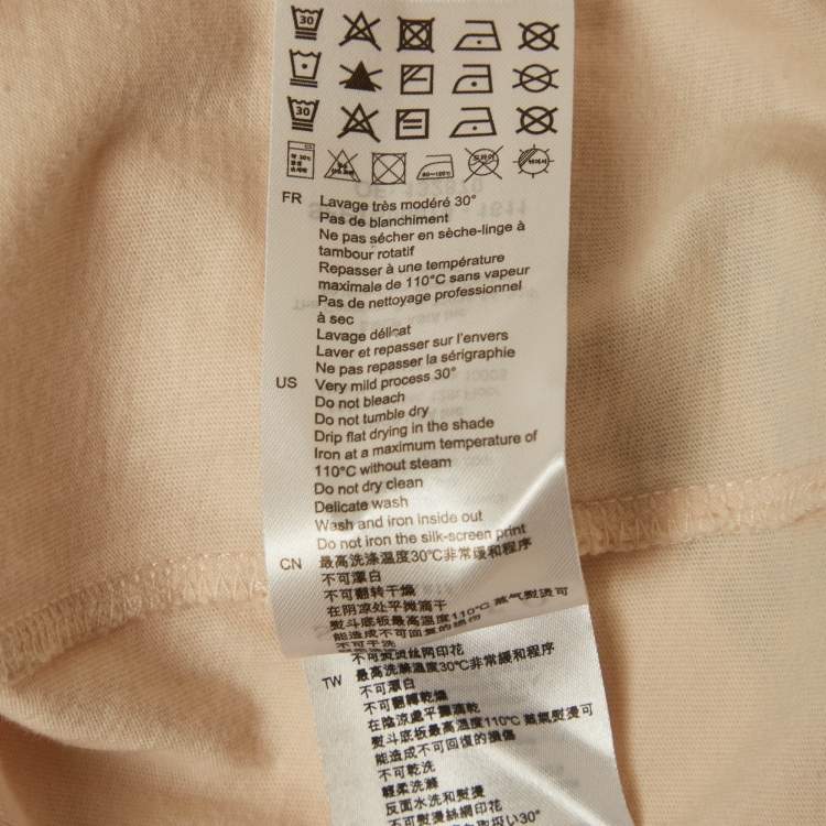 Pre Owned Sandro Pink Printed Jersey T-Shirt M