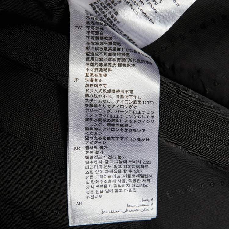 Pre Owned Sandro Black Gabardine Tailored Jacket S