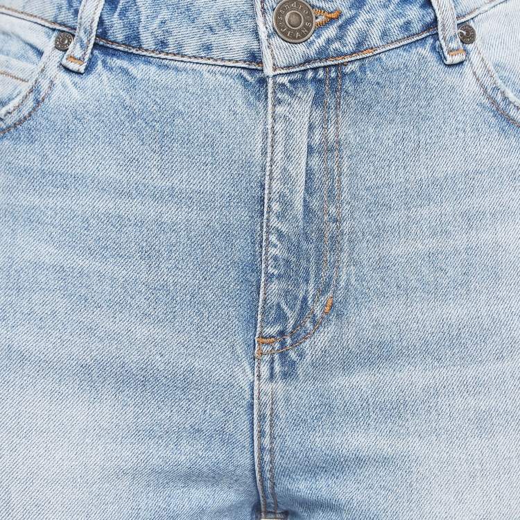 Pre Owned Sandro Blue Washed Denim Jeans S Waist 26"