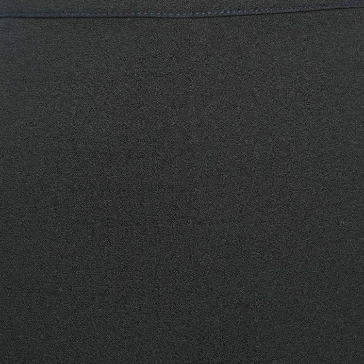 Pre Owned See by Chloe Black Crepe Ruffled Shorts L