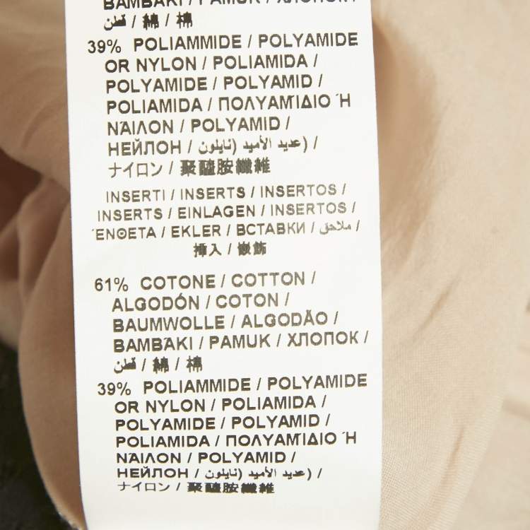 Pre Owned See by Chloé Black Lace Frilled Short Dress M