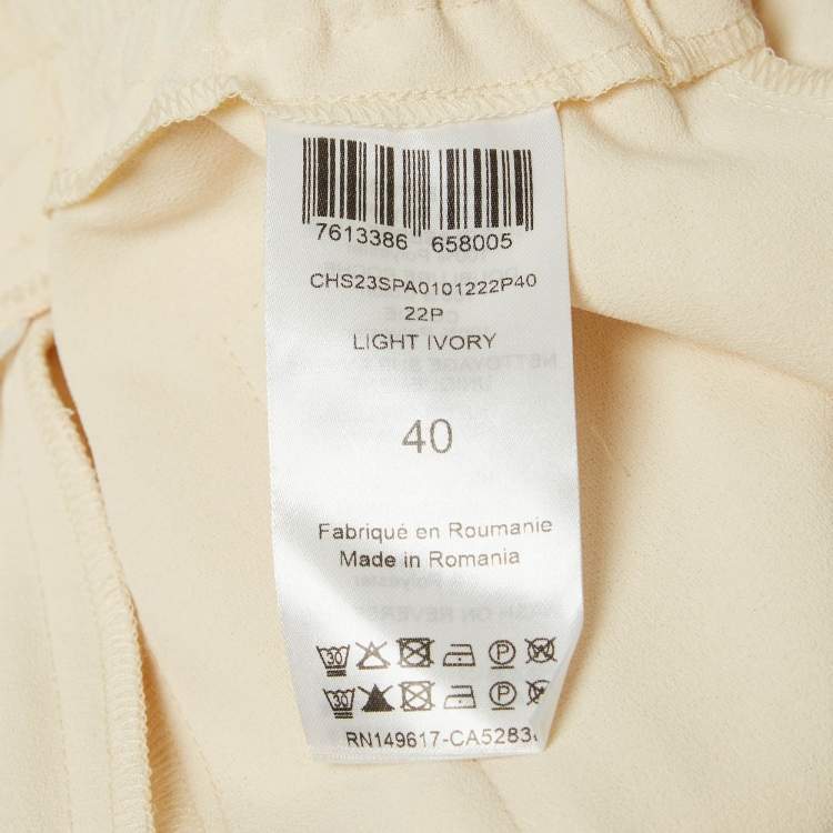 مملوكة مسبقًا See by Chloe White Ivory Pants M