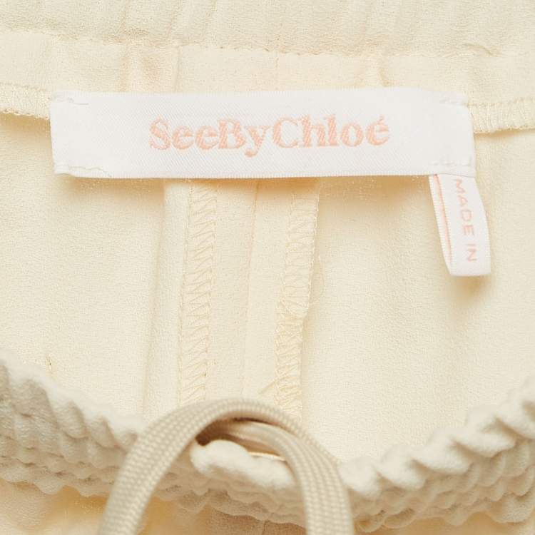 مملوكة مسبقًا See by Chloe White Ivory Pants M