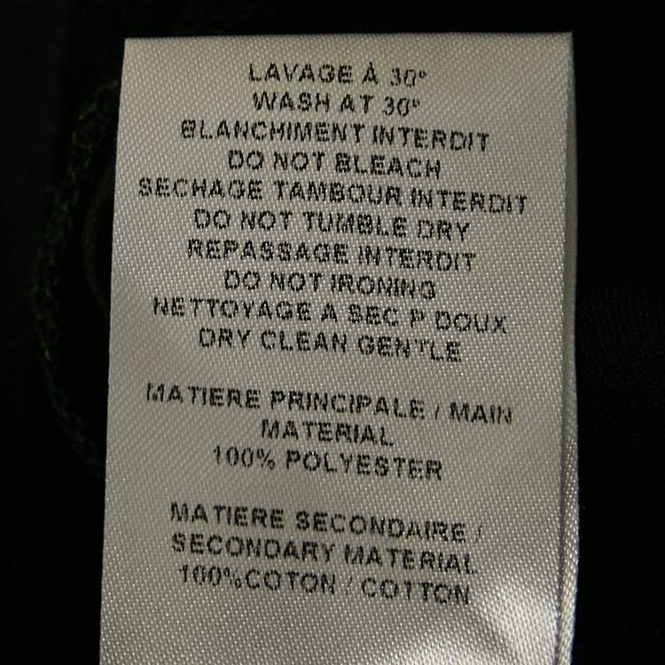 Pre Owned See by Chloé Black Embroidered Mesh Short Dress L