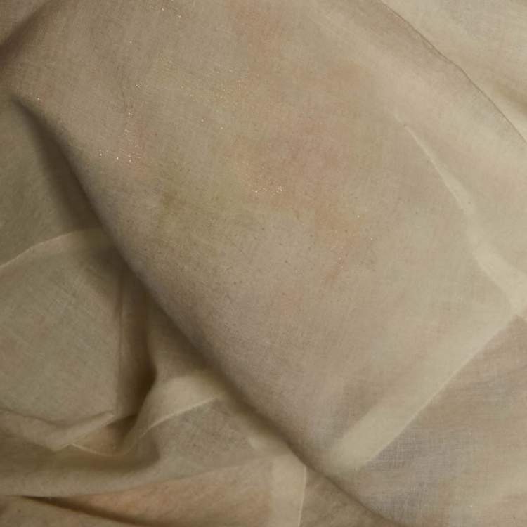 Pre Owned See by Chloe Jacquard Gold Full Sleeve Mini Dress S 