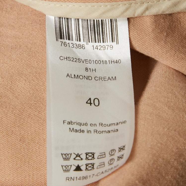 Pre Owned See by Chloe Beige Cotton Blend Puffed Sleeve Jacket M 