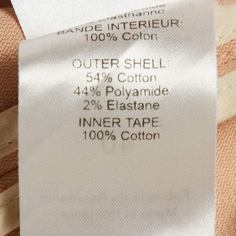 Pre Owned See by Chloe Beige Cotton Blend Puffed Sleeve Jacket M 