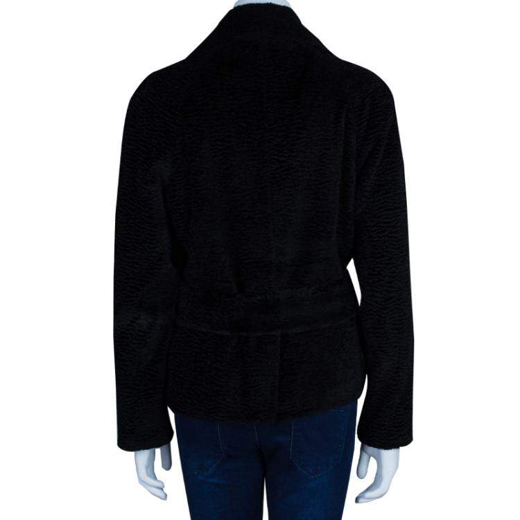 Pre Owned See by Chloe Black Textured Jacket S